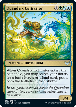 Quandrix Cultivator - Strixhaven: School of Mages - U - 218
