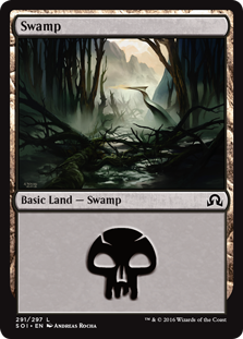 Swamp (291) - Shadows over Innistrad - L - 291