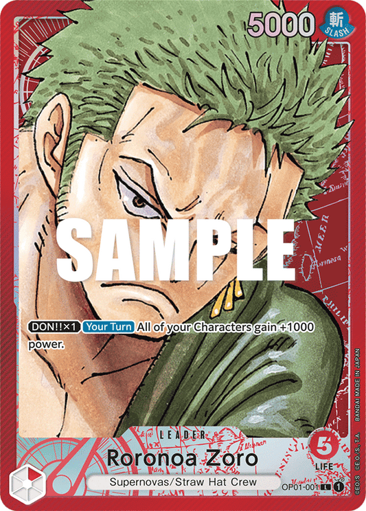 Roronoa Zoro (001) (Parallel) - Romance Dawn - L - OP01-001