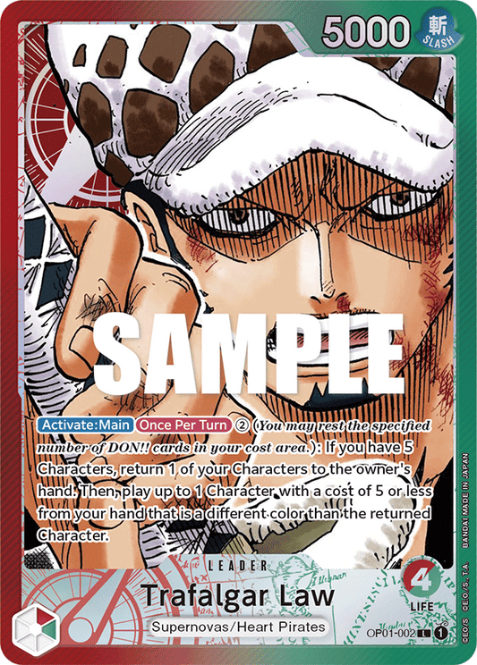 Trafalgar Law (002) (Parallel) - Romance Dawn - L - OP01-002