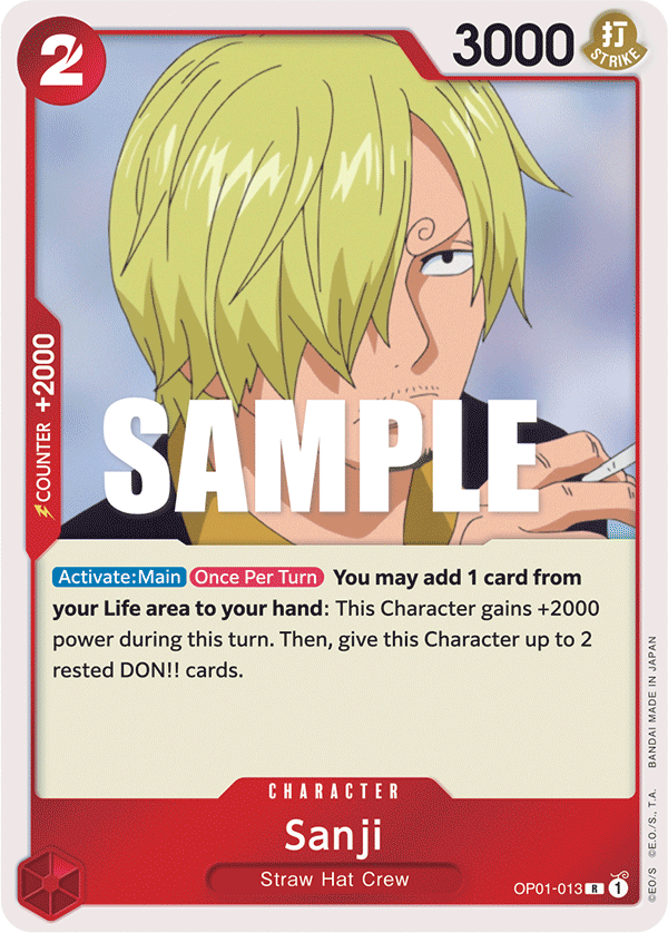 Sanji - Romance Dawn - R - OP01-013