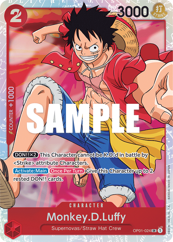 Monkey.D.Luffy (024) - Romance Dawn - SR - OP01-024