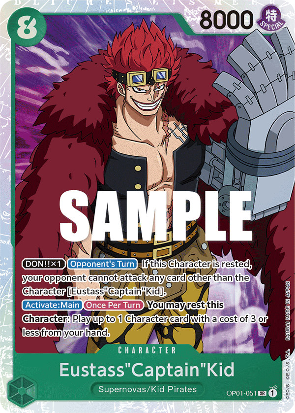 Eustass"Captain"Kid - Romance Dawn - SR - OP01-051