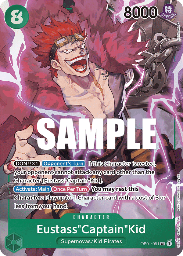 Eustass"Captain"Kid (Parallel) - Romance Dawn - SR - OP01-051