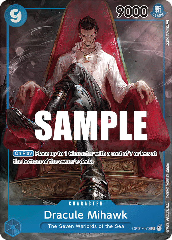 Dracule Mihawk (Parallel) - Romance Dawn - SR - OP01-070