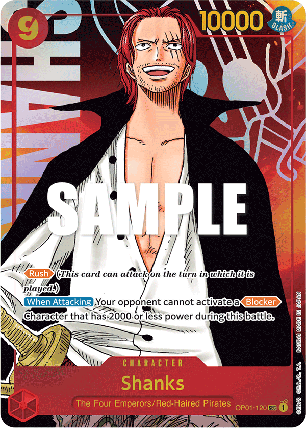 Shanks (Parallel) - Romance Dawn - SEC - OP01-120