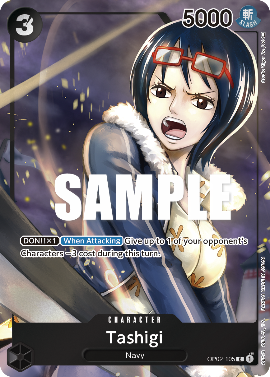 Tashigi (Box Topper) - Paramount War - C - OP02-105