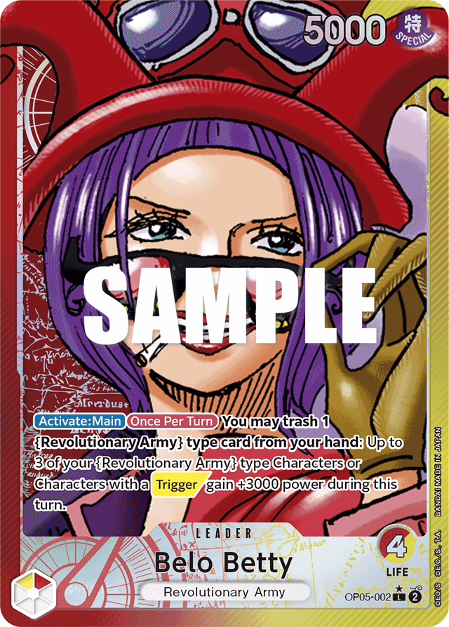 Belo Betty (002) (Alternate Art) - Awakening of the New Era - L - OP05-002