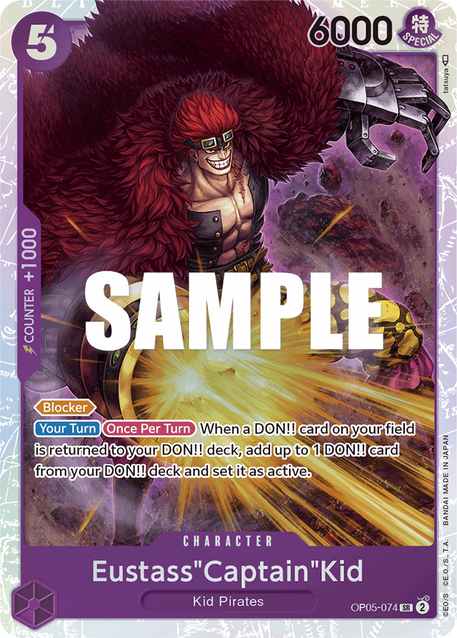 Eustass"Captain"Kid - Awakening of the New Era - SR - OP05-074