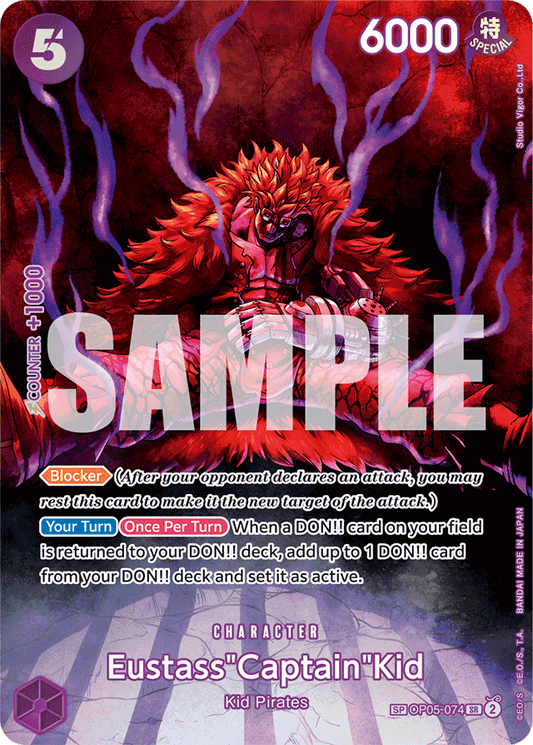 Eustass"Captain"Kid (SP) - 500 Years in the Future - SR - OP05-074