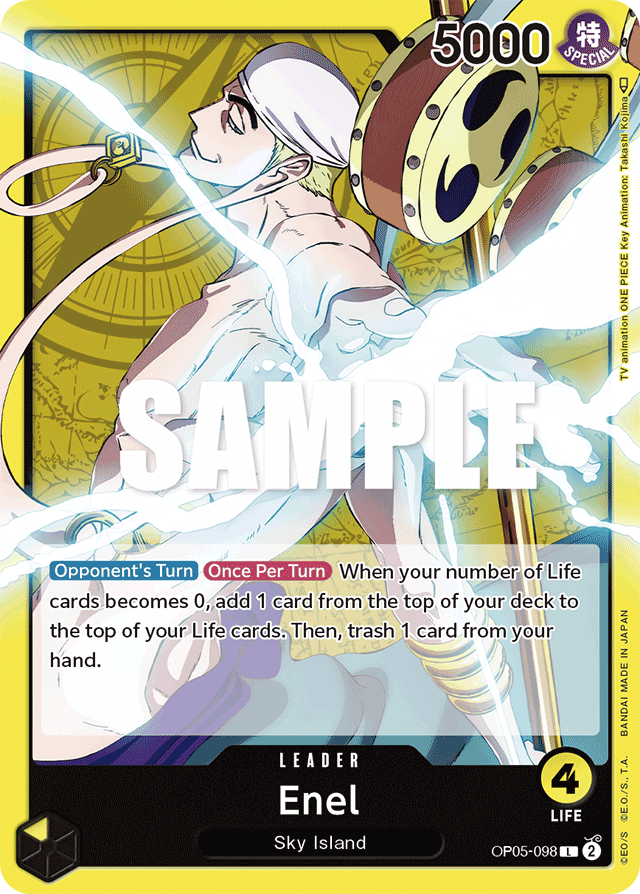 Enel (098) - Awakening of the New Era - L - OP05-098