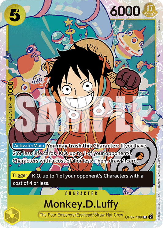 Monkey.D.Luffy (109) - 500 Years in the Future - SR - OP07-109