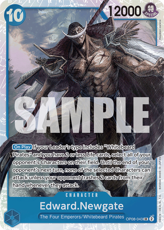 Edward.Newgate - Two Legends - SR - OP08-043