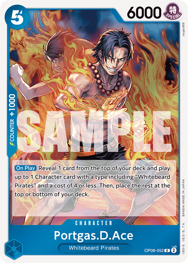 Portgas.D.Ace - Two Legends - R - OP08-052