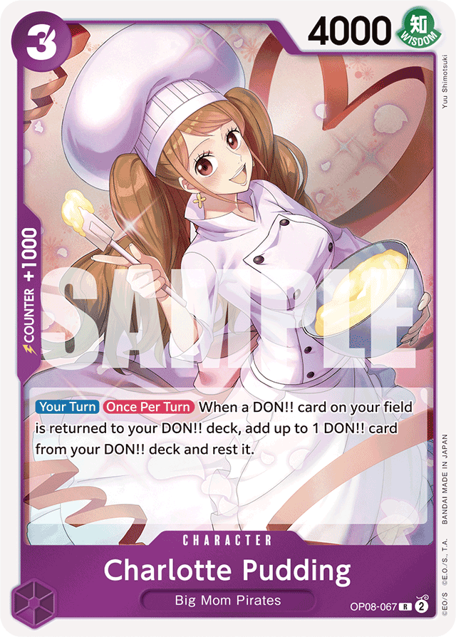 Charlotte Pudding (067) - Two Legends - R - OP08-067