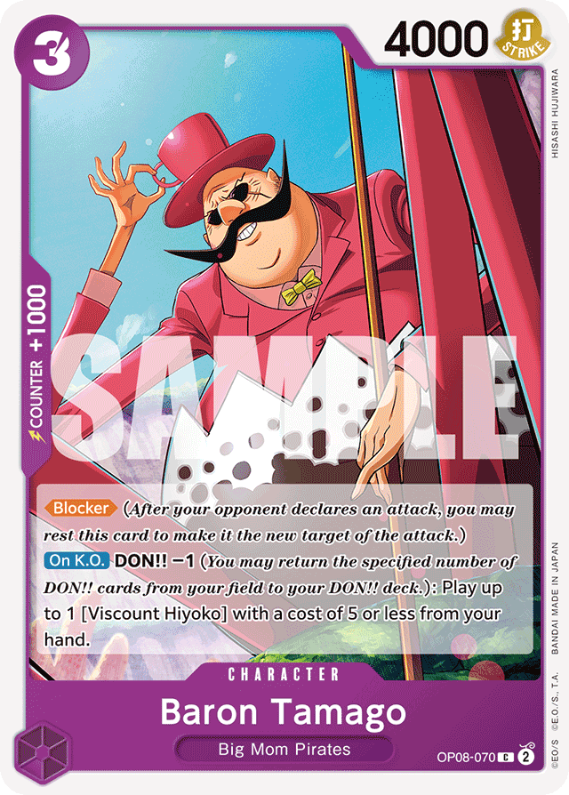 Baron Tamago - Two Legends - C - OP08-070