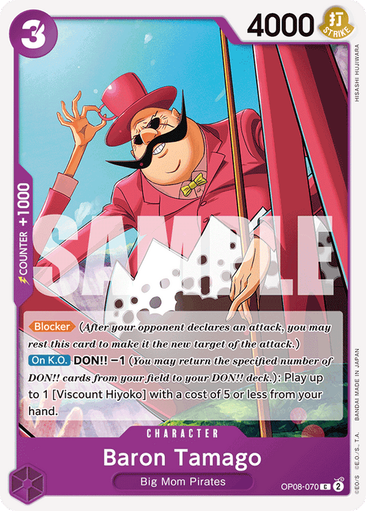 Baron Tamago - Two Legends - C - OP08-070