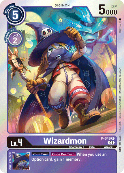 Wizardmon - Digimon Promotion Cards - Promo - P-046 P