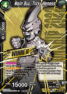 Majin Buu, Tricky Nemesis (Winner Stamped) (Championship Pack 2022 Vol.1) - Promotion Cards - Promo - P-398