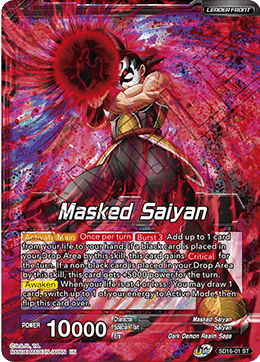 Masked Saiyan // SS3 Bardock, Reborn from Darkness - Cross Spirits - Starter Rare - SD16-01