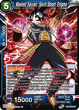 Masked Saiyan, Spirit Boost Enigma - Cross Spirits - Starter Rare - SD16-04