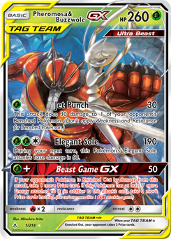 Pheromosa & Buzzwole GX - SM - Unbroken Bonds - Ultra Rare - 1