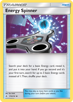 Energy Spinner - SM - Unbroken Bonds - Uncommon - 170