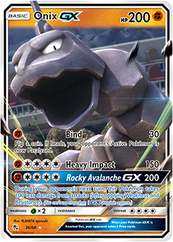 Onix GX - Hidden Fates - Ultra Rare - 36/68