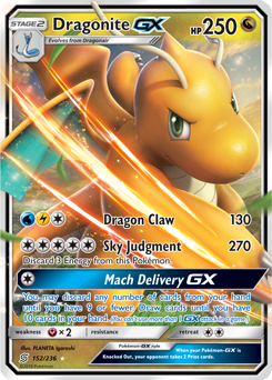 Dragonite GX - SM - Unified Minds - Ultra Rare - 152/236