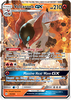 Volcarona GX - SM - Cosmic Eclipse - Ultra Rare - 35/236