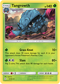 Tangrowth - SM - Cosmic Eclipse - Uncommon - 6/236