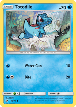 Totodile - Shining Legends - Common - 18