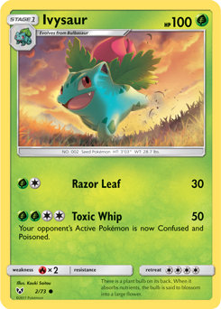 Ivysaur - Shining Legends - Common - 2