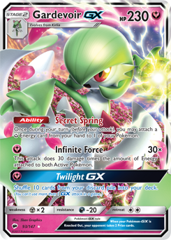 Gardevoir GX - SM - Burning Shadows - Ultra Rare - 93