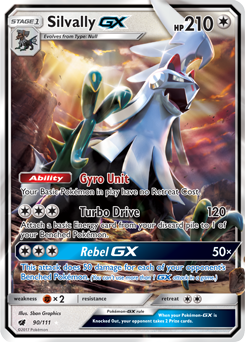 Silvally GX - SM - Crimson Invasion - Ultra Rare - 90