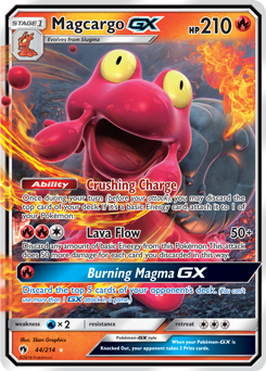 Magcargo GX - SM - Lost Thunder - Ultra Rare - 44