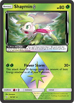 Shaymin Prism Star - SM - Team Up - Prism Rare - 10/181