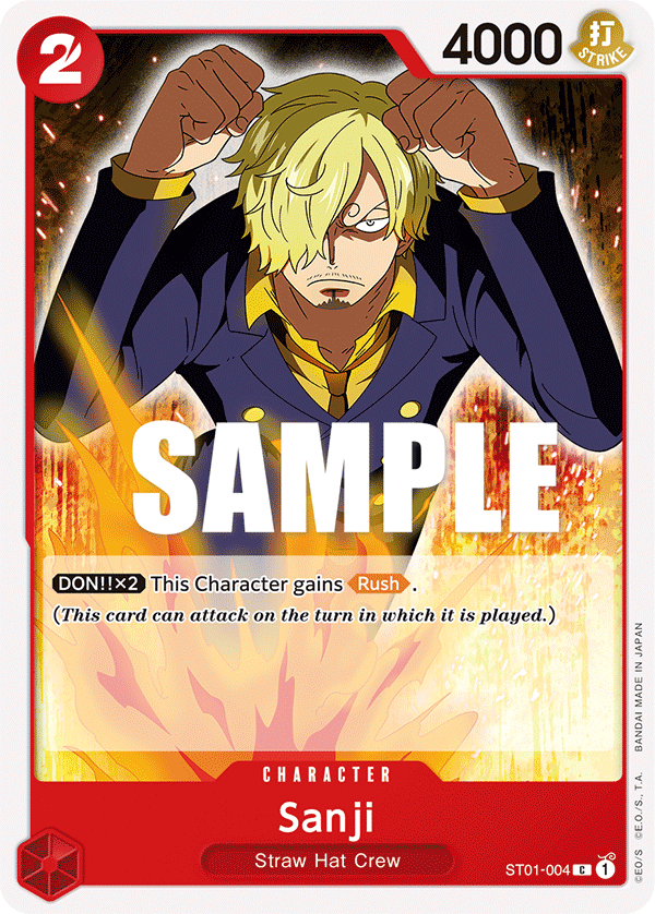 Sanji - Starter Deck 1: Straw Hat Crew - C - ST01-004