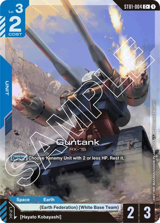 Guntank (C+) - Starter Deck 01: Heroic Beginnings - C+ - ST01-004