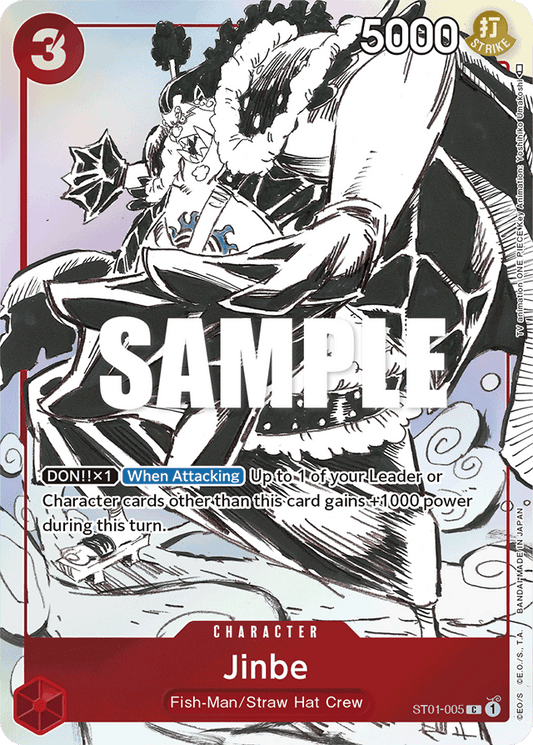 Jinbe (Gift Collection 2023) - One Piece Promotion Cards - C - ST01-005