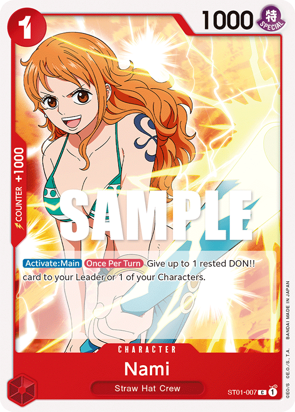 Nami - Starter Deck 1: Straw Hat Crew - C - ST01-007