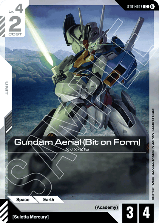 Gundam Aerial (Bit on Form) - Edition Beta - Common - ST01-007
