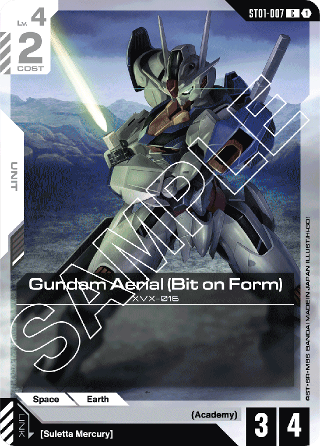 Gundam Aerial (Bit on Form) - Starter Deck 01: Heroic Beginnings - Common - ST01-007