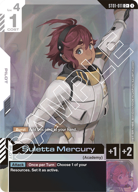 Suletta Mercury (C+) - Starter Deck 01: Heroic Beginnings - C+ - ST01-011