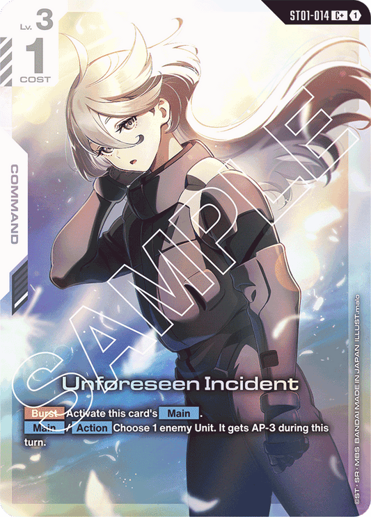Unforeseen Incident (C+) - Starter Deck 01: Heroic Beginnings - C+ - ST01-014