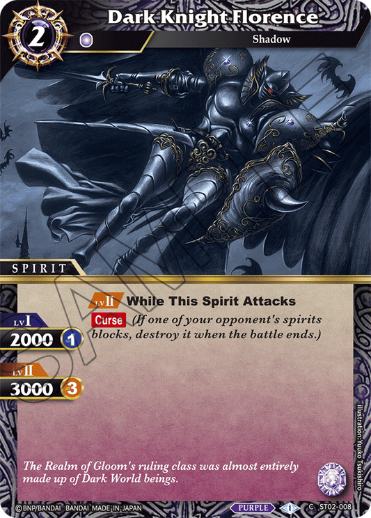 Dark Knight Florence - Starter Deck 02: Call of the Curse - Common - ST02-008