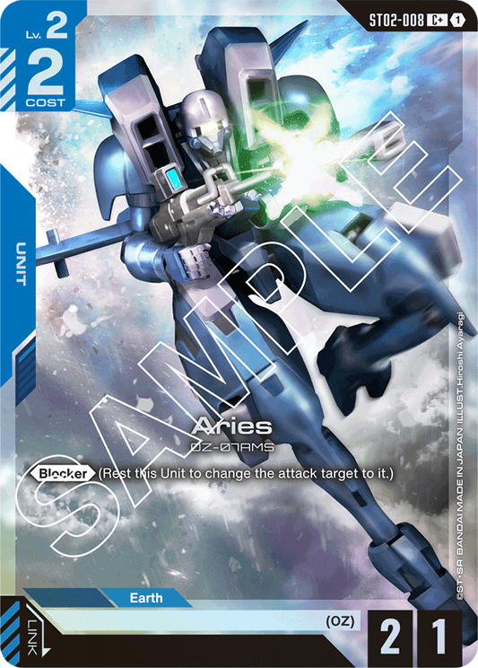 Aries (C+) - Starter Deck 02: Wings of Advance - C+ - ST02-008