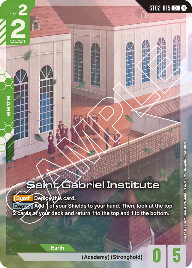 Saint Gabriel Institute (C+) - Starter Deck 02: Wings of Advance - C+ - ST02-015