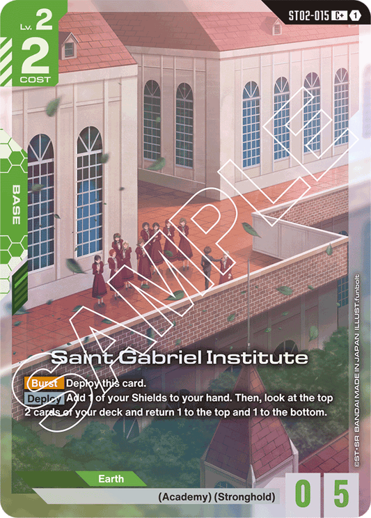 Saint Gabriel Institute (C+) - Starter Deck 02: Wings of Advance - C+ - ST02-015