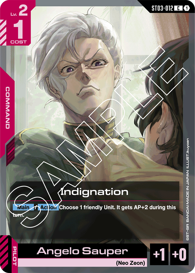 Indignation - Starter Deck 03: Zeon's Rush - Common - ST03-012